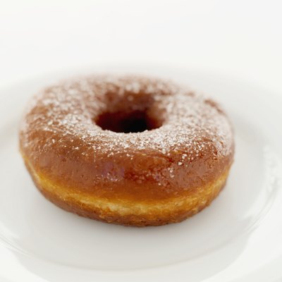 A sugar coated donut.