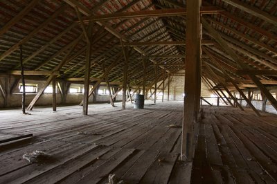Older, empty attic