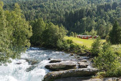 fast flowing river