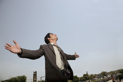 Take a deep breath and relax your muscles.