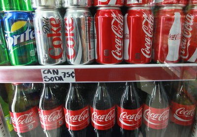 Coca-Cola drinks for sale