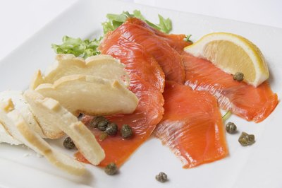 Lox and smoked salmon are both favorites for an elegant brunch.