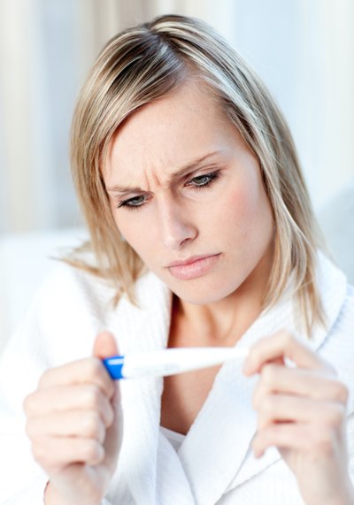 This means the test may read that a woman is pregnant when she is not.