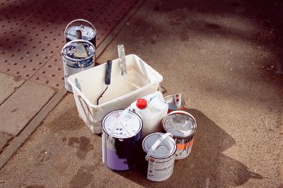 Paint thinners should be disposed of properly to avoid harming the environment.