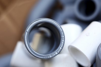 CPVC pipe and fittings.