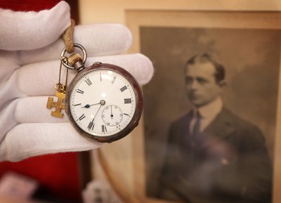 Pocket watch that once belonged to arctic explorer Captain Robert Falcon Scott