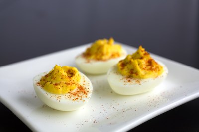 Deviled eggs are an allowed snack.