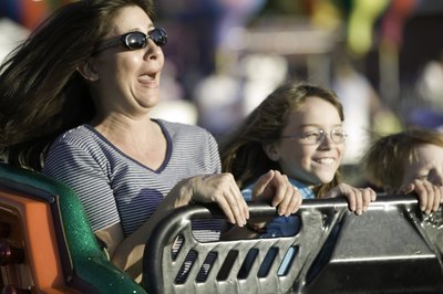 Keep your head straight during your roller coaster ride.