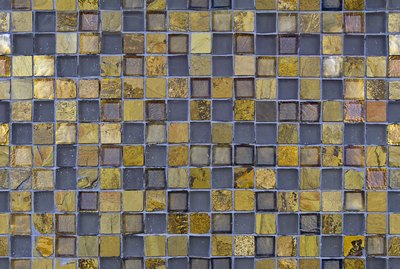 Assortment of glass textured tiles