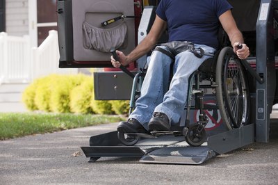 Purchase a wheelchair-accessible minivan from a reputable dealer and outfit it with GPS tracking.