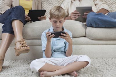 Gadgets like portable games can have a negative impact on an individual's health.