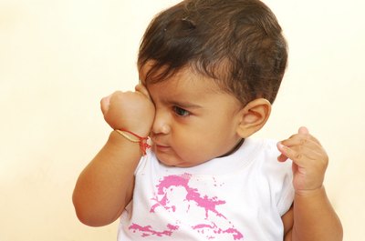 The virus enters your baby’s respiratory system if she inhales infected mucus and other secretions or if she touches her eyes, mouth or nose after handling a contaminated object.
