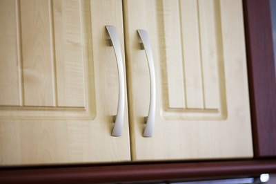 Secure kitchen cabinet storage for items that need to be kept in a cool, dry place