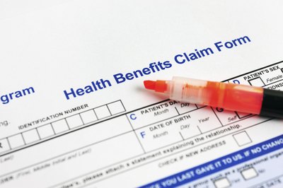 Health insurance claim form.