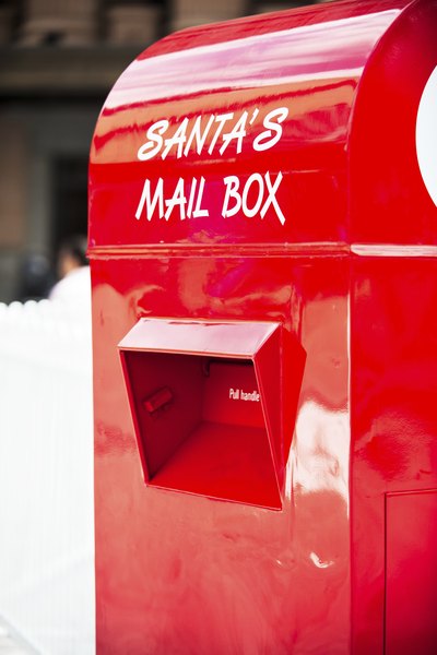 Many stores offer a special dropbox for Santa letters.
