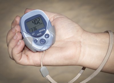 she can track her walking progress with a pedometer