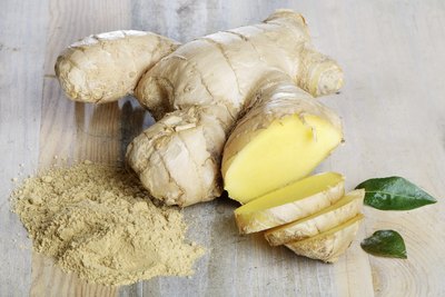 Ginger root and powder
