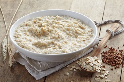 A bowl of Irish oatmeal.