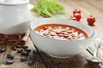 Soup with legumes
