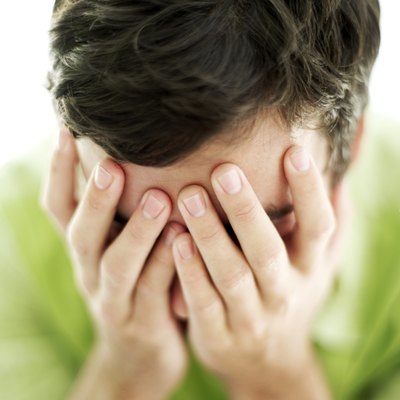 Depressed man