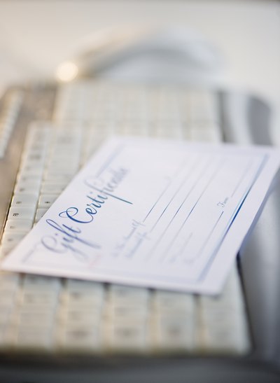 Gift certificate