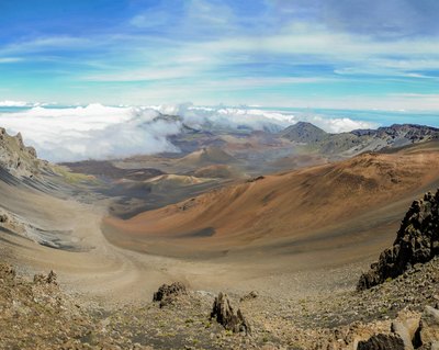 Haleakala Crater in Maui.