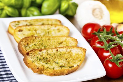 Grilled garlic bread.