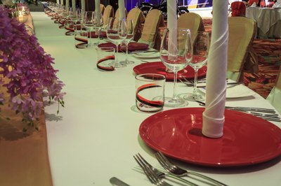 Use a long table.