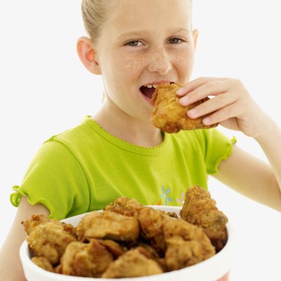 Deep fried chicken legs