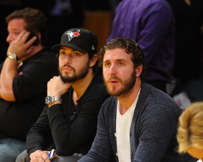 Drew Doughty and Mike Richards of LA Kings
