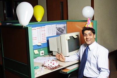 Decorate the honoree's cubicle