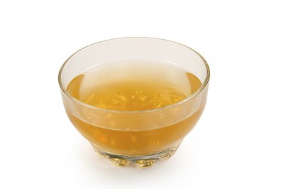 Canola oil in bowl.