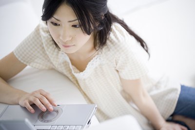 Woman researching about Ciprofloxacin online