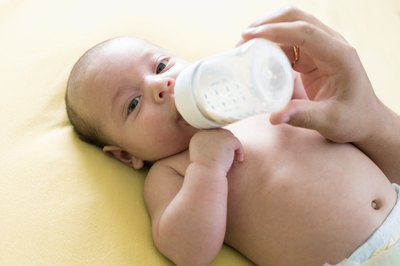 Adding cereal to your baby's bottle will provide a thicker consistency that prevents the loss of nutrients due to frequent spitting up or vomiting.