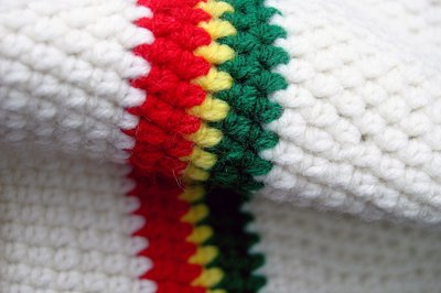 Knitted Reggae hat.