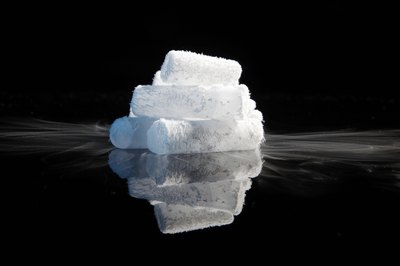 Dry ice is cold.