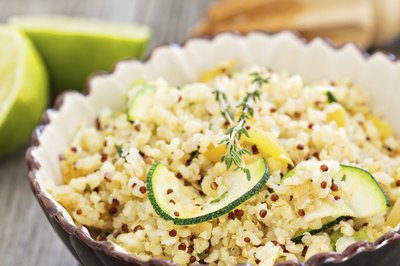 Bowl of quinoa.