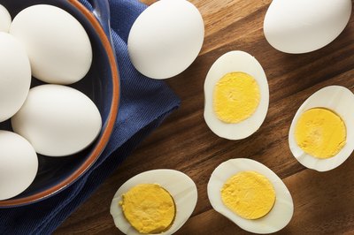 Hard boiled eggs