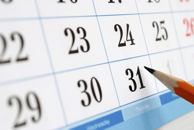 Determine the date of your last period.