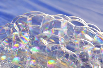 Blow bubbles.