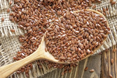 spoonful of flax seeds