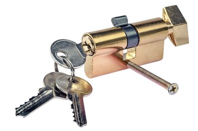 Key and door lock.