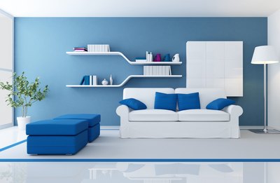 Blue hues are relaxing and calming.