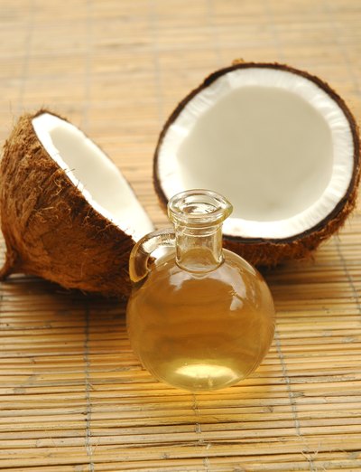 Small jar of coconut oil.