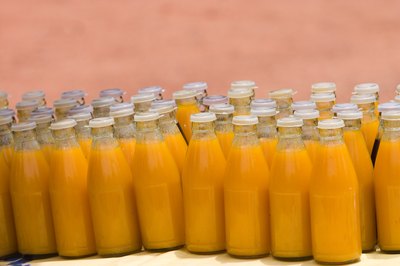 Bottled juices are high in sugar, salt and preservatives.