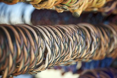 Braided leather wristbands