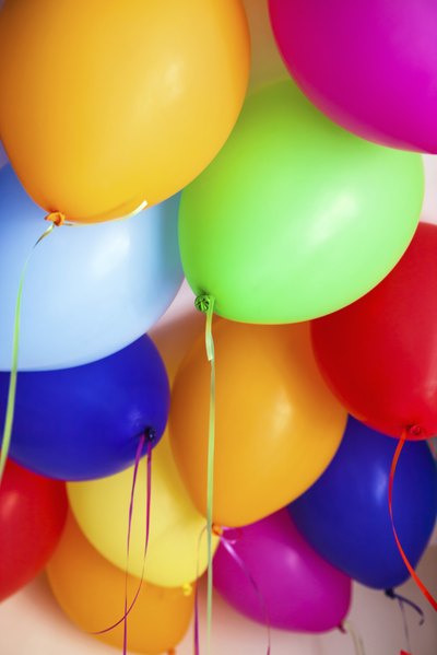 Helium balloons