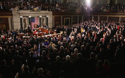 The U.S. Congress convenes on Capital Hill.