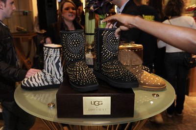 Ugg boot fashion display