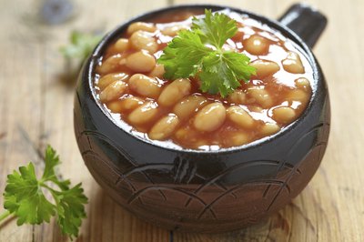 Bowl of baked beans